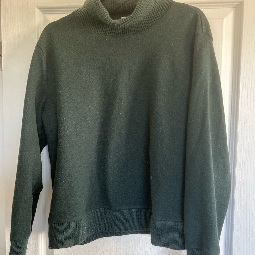Gray Mock Neck Sweater